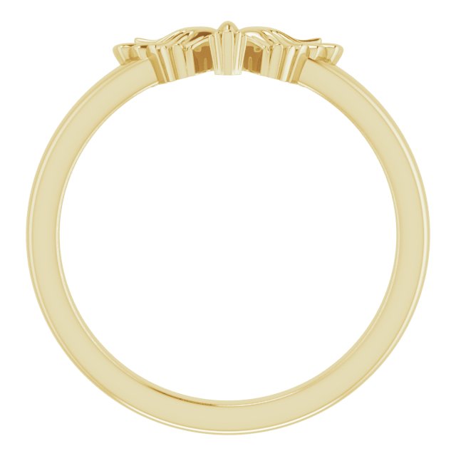 14K Gold Stackable Holy Spirit Dove Ring
