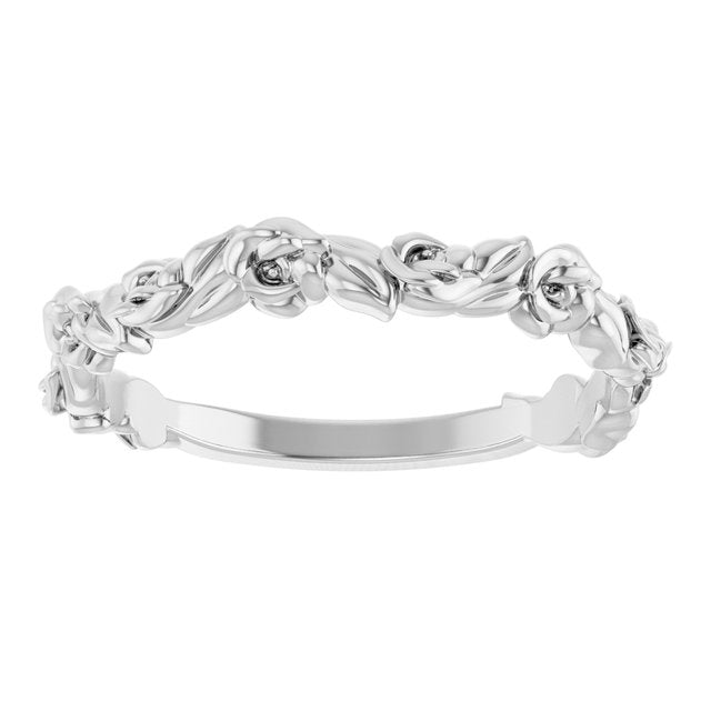 14K Gold Rose Ring