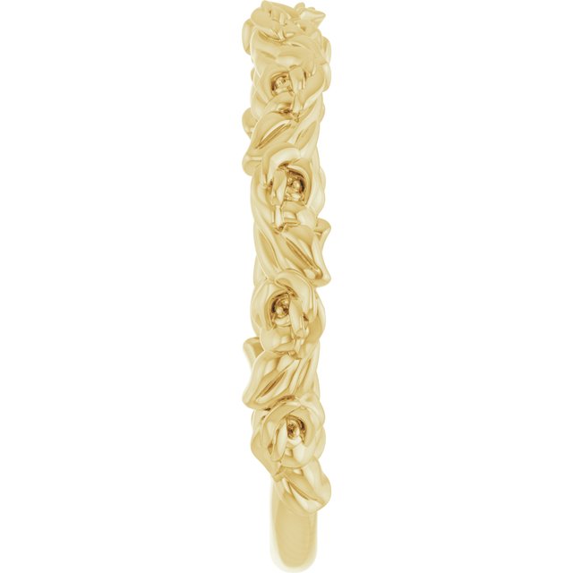 14K Gold Rose Ring