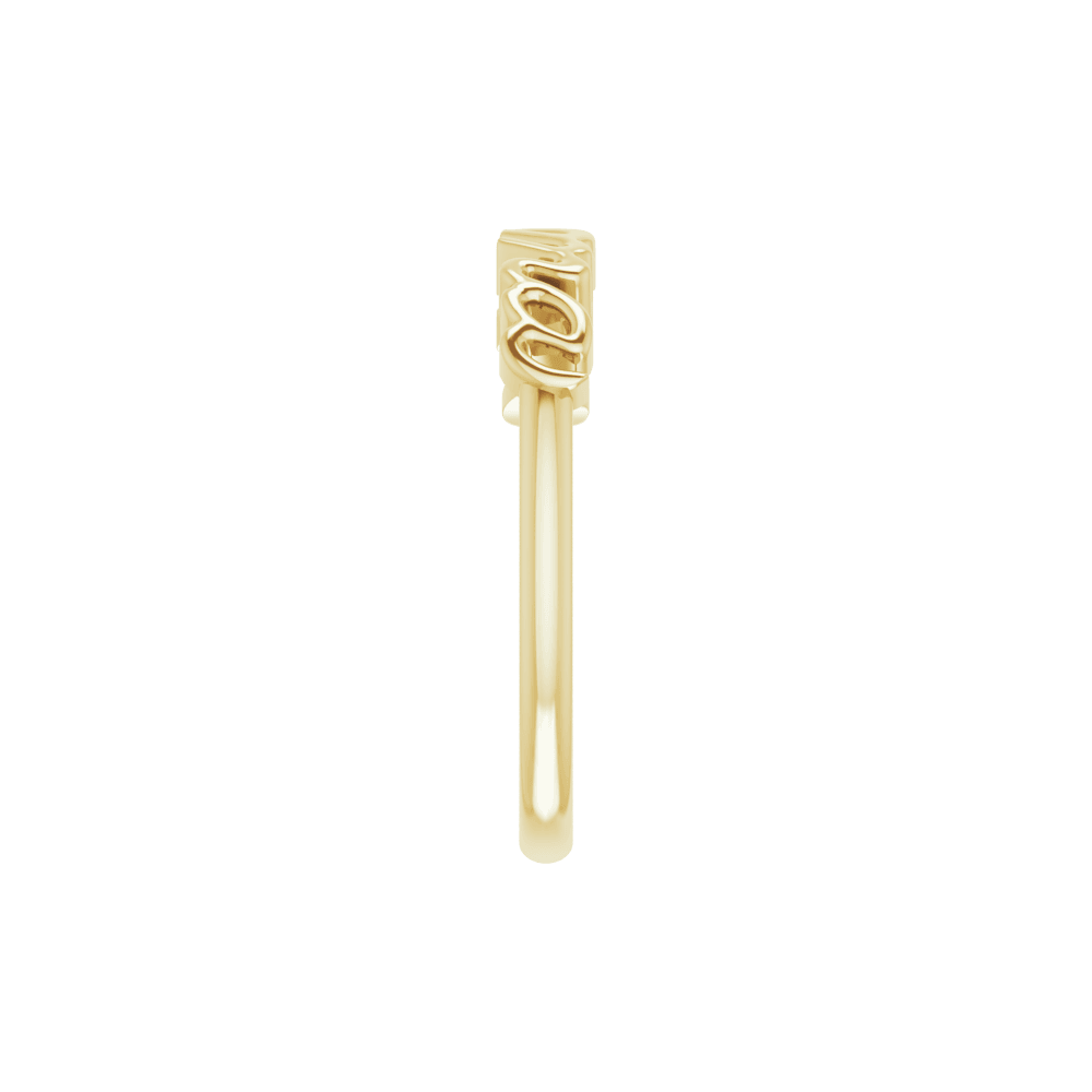 14K Gold Mama Ring
