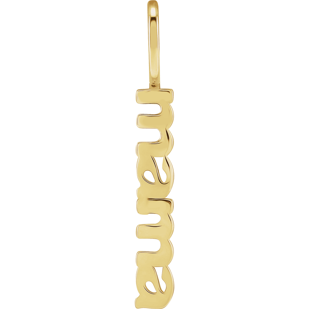 14K Gold Mama Charm/Pendant