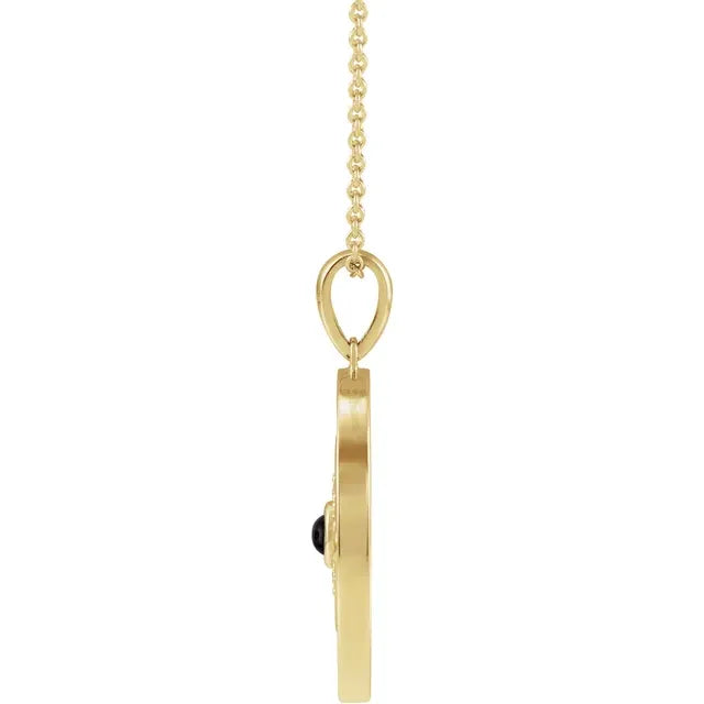 Diamond Evil Eye Necklace