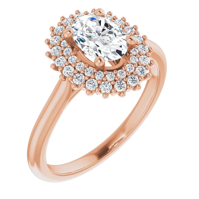Oval Diamond Engagement Ring