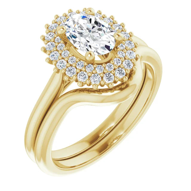 Oval Diamond Engagement Ring