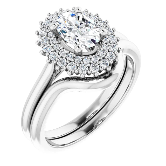 Oval Diamond Engagement Ring