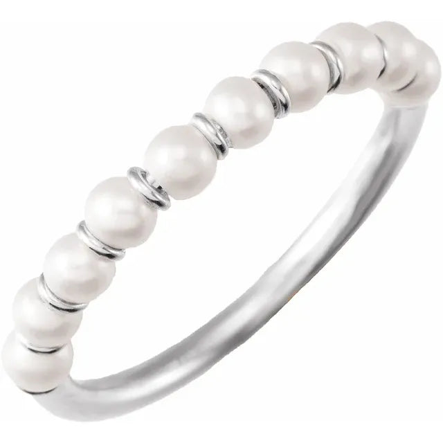 14K Gold Pearl Ring