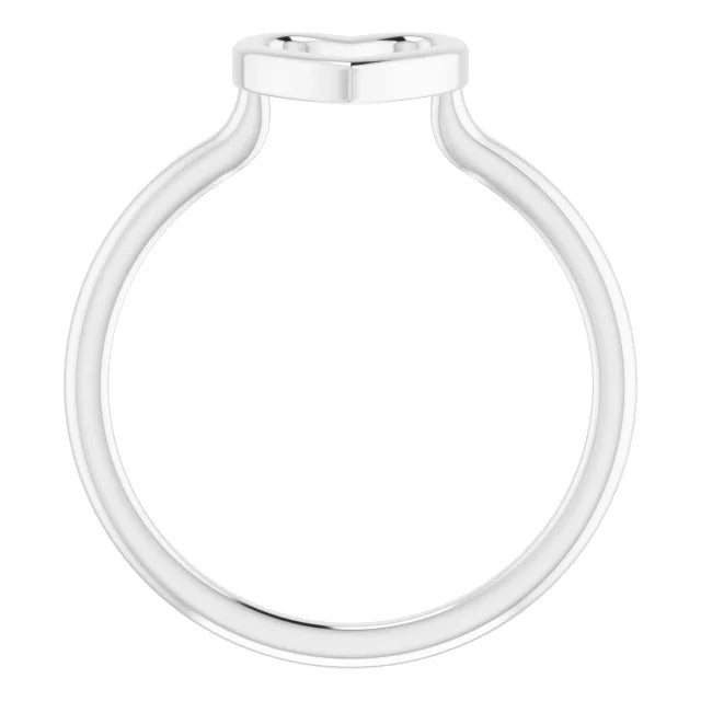 Silver Heart Ring