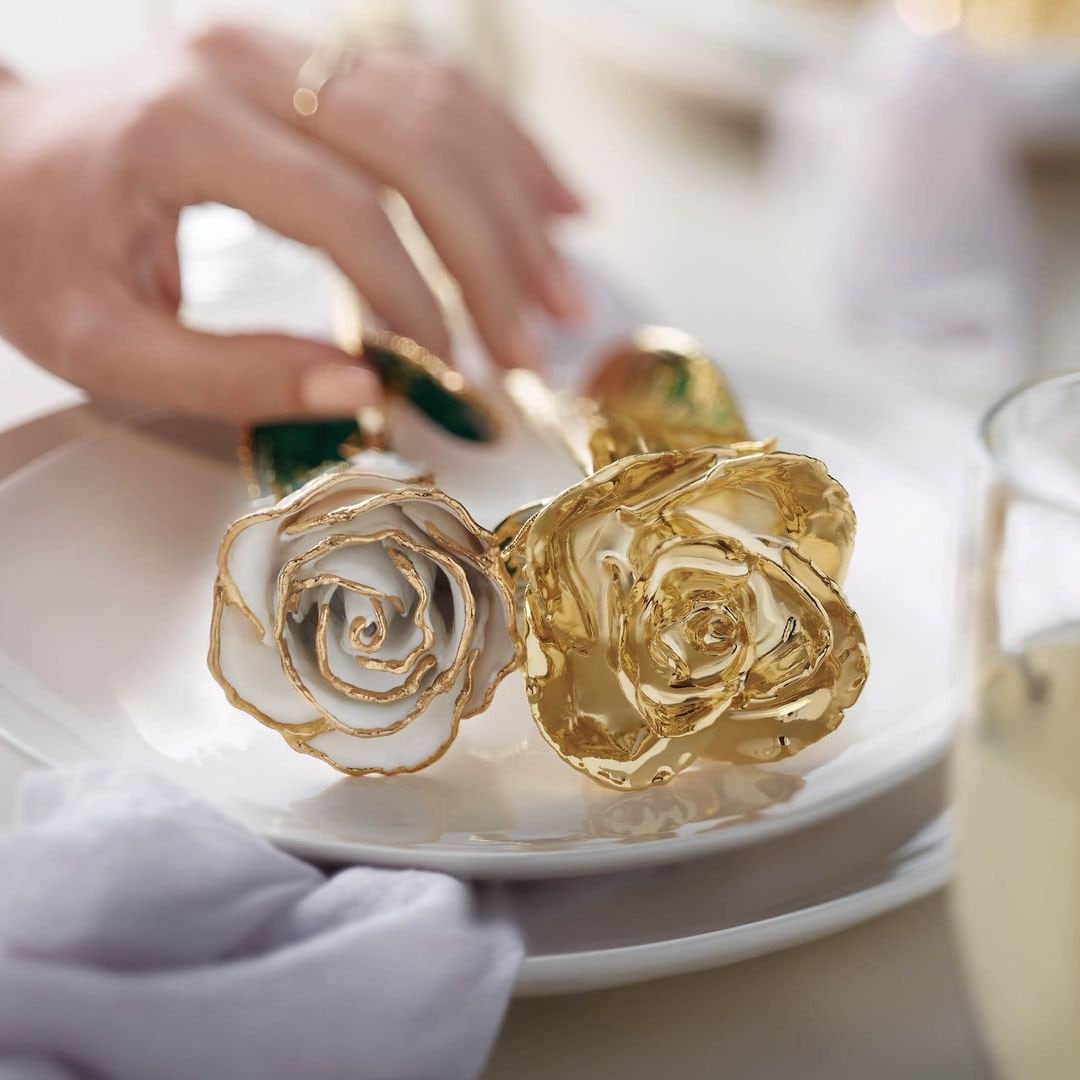 24K Golden Rose