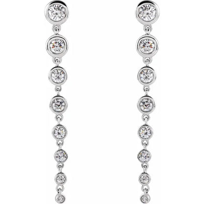 Diamond Dangle Earrings